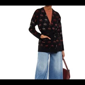 Maje belted cardigan